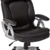 Office Star Work Smart™ Executive Chair Silver / Black Bonded Leather [ECH70756-EC3] -Office Chairs Unlimited Shop office star work smart executive chair silver black bonded leather ech70756 ec3 13693482696844