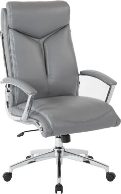 Office Star Work Smart™ Executive High Back Chair Faux Leather [FL90071C] -Office Chairs Unlimited Shop office star work smart executive high back chair faux leather fl90071c charcoal grey 29138812993687