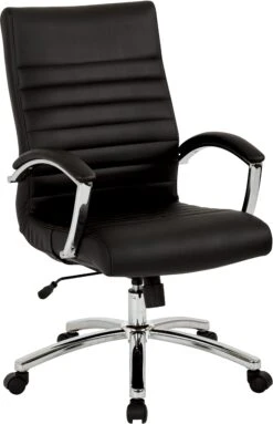 Office Star Work Smart™ Executive Mid-Back Chair [FL92017C] -Office Chairs Unlimited Shop office star work smart executive mid back chair fl92017c black 13865851093132