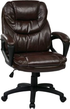 Office Star Work Smart™ Faux Leather Managers Chair [FL660] -Office Chairs Unlimited Shop office star work smart faux leather managers chair fl660 chocolate faux leather u2 29138602197143