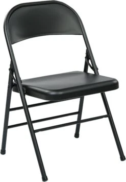 Office Star Work Smart™ Folding Chair Vinyl Set Of 4 FF-23324V [FF] -Office Chairs Unlimited Shop office star work smart folding chair vinyl set of 4 ff 23324v ff black metal seat 29138451071127