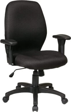 Office Star Work Smart™ Icon Black Synchro Chair [50321-231]