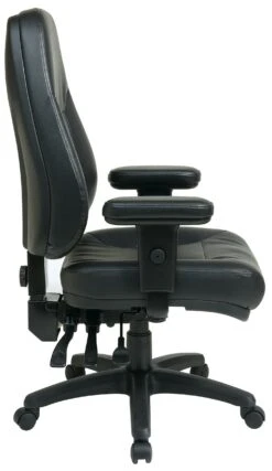 Office Star Work Smart Multi-Function Task Chair [EC4300] -Office Chairs Unlimited Shop office star work smart multi function task chair ec4300 black eco leather ec3 38587401568504