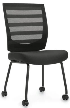 Offices To Go Armless Mesh Back Visitors Chair [OTG10706B]