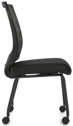Offices To Go Armless Mesh Back Visitors Chair [OTG10706B] -Office Chairs Unlimited Shop offices to go contemporary mesh back visitors chair otg10706b 38914075459832