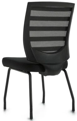 Offices To Go Armless Mesh Back Visitors Chair [OTG10706B] -Office Chairs Unlimited Shop offices to go contemporary mesh back visitors chair otg10706b 38914075525368