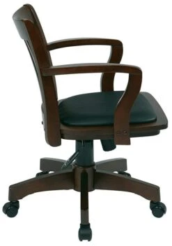 OSP Designs Deluxe Wood Bankers Desk Chair [108] -Office Chairs Unlimited Shop osp designs deluxe wood bankers desk chair 108 29112423055511