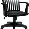 OSP Designs Deluxe Wood Bankers Desk Chair [108]