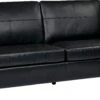 OSP Furniture® Black Or Expresso Bonded Leather Sofa Espresso Legs [SL2813]