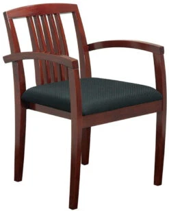 OSP Furniture® Leg Chair Wood Slat Back Sonoma Cherry Set Of 4 [SON]