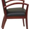 OSP Furniture® Napa Cherry Guest Chair Full Cushion Back [NAP97CHY]