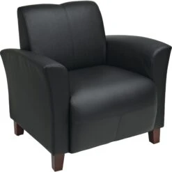 OSP Furniture® Wine Eco Leather Club Chair [SL2271-EC6] -Office Chairs Unlimited Shop osp furniture wine eco leather club chair sl2271ec6 black ec3 standard tailgate delivery 29077889941655