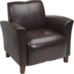 OSP Furniture® Wine Eco Leather Club Chair [SL2271-EC6] -Office Chairs Unlimited Shop osp furniture wine eco leather club chair sl2271ec6 mocha ec9 standard tailgate delivery 29078080979095