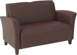OSP Furniture® Wine Eco Leather Office Loveseat [SL2272-EC6]
