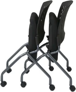 Pro-Line II™ Deluxe Armless Folding Chair Titanium, 2-Pack [83220] -Office Chairs Unlimited Shop pro line ii deluxe armless folding chair titanium set of 2 83220 29073762877591