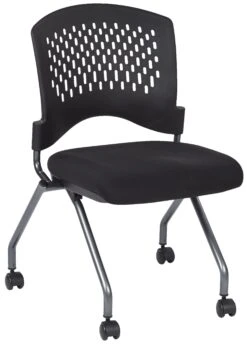 Pro-Line II™ Deluxe Armless Folding Chair Titanium, 2-Pack [83220]