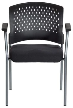 Pro Line II Titanium Finish Black Stacking Chair With Arms [8610-30] -Office Chairs Unlimited Shop pro line ii titanium finish black stacking chair with arms 8610r 30 14086248661132