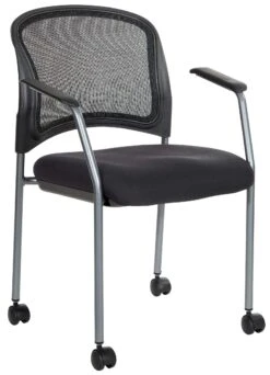 Pro-Line II™ Titanium Rolling Visitors Chair [86740R-30]