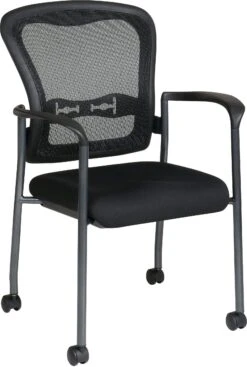 Pro-Line II™ Titanium Visitors Mesh Arm Chair ProGrid® Back [84540-30]