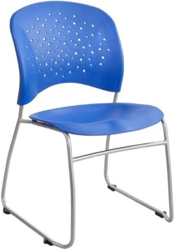 Reve™ Guest Chair Sled Base Round Back [6804] -Office Chairs Unlimited Shop reve guest chair sled base round back 6804 blue 13811435045004