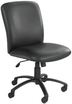 Safco 500 Lb. Heavy Duty Office Chair [3490] -Office Chairs Unlimited Shop safco 500 lb heavy duty office chair 3490 black vinyl bv no arms 31693113622679