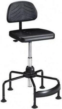 Safco High Range Industrial Stool [5117] -Office Chairs Unlimited Shop safco high range industrial stool 5117 carpet casters 5131 5130 39 31677788225687