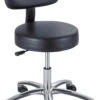Safco® Lab Stool With Back Black [3430BL] -Office Chairs Unlimited Shop safco lab stool with back black 3430bl 31570488688791