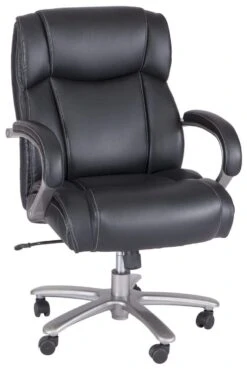 Safco Lineage Big & Tall Mid Back Task Chair, 400 Lb. Weight Capacity [3503BL]