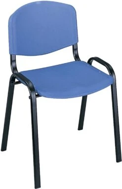 Safco Polypropylene Stacking Chairs, 4 Pack [4185] -Office Chairs Unlimited Shop safco polypropylene stacking chairs 4 pack 4185 blue bu no chair connectors 31684509008023