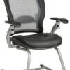 Space Seating® Air Grid Back Leather Visitors Chair [3685] -Office Chairs Unlimited Shop space seating air grid back leather visitors chair 3685 29030169706647