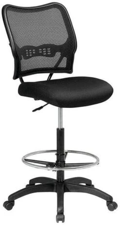 Space Seating Air Grid Back Mesh Drafting Chair [13-37N20D]