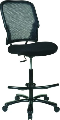 Space Seating Big And Tall Mesh Drafting Chair [15-37A720D] -Office Chairs Unlimited Shop space seating big and tall mesh drafting chair 15 37a720d no armrests 29461075263639