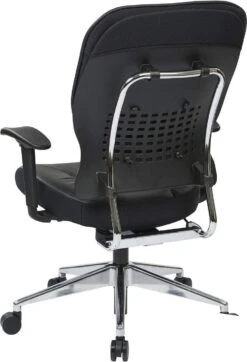 Space Seating® Black Bonded Leather Managers Chair [32-E33P918P] -Office Chairs Unlimited Shop space seating black bonded leather managers chair 32 e33p918p 13692829433996