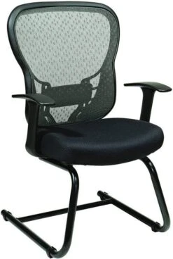 Space Seating Cantilevered Sled Base Mesh Guest Chair [529-3R2V30]