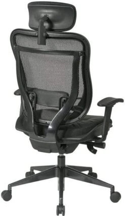 Space Seating High Back Mesh Chair With Leather Seat [818-41G9C18P] -Office Chairs Unlimited Shop space seating high back mesh chair with leather seat 818 41g9c18p 29027627991191