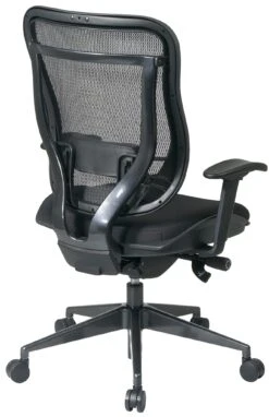 Space Seating High Back Mesh Chair With Leather Seat [818-41G9C18P] -Office Chairs Unlimited Shop space seating high back mesh chair with leather seat 818 41g9c18p 38958808137976