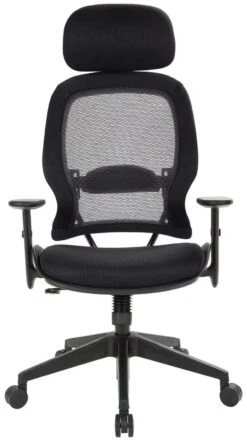Space Seating Mesh Air Grid Chair With Adjustable Headrest [55403] -Office Chairs Unlimited Shop space seating mesh air grid chair with adjustable headrest 55403 29048018665623