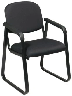 Work Smart Deluxe Sled Base Arm Chair [V4410] -Office Chairs Unlimited Shop work smart deluxe sled base arm chair v4410 36839431340280