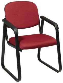 Work Smart Deluxe Sled Base Arm Chair [V4410]