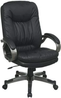 Work Smart Eco-Leather Executive Office Chair [ECH83507]