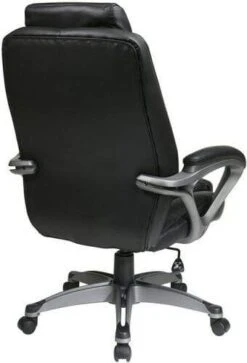 Work Smart Executive Office Chair With Adjustable Headrest [ECH89186] -Office Chairs Unlimited Shop work smart executive office chair with adjustable headrest ech89186 29483457020055