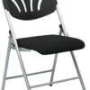 Work Smart Fan Back Fabric Folding Chair /4 Pack [FC8100NS] -Office Chairs Unlimited Shop work smart fan back fabric folding chair 4 pack fc8100ns black 3 31634233622679