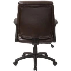 Work Smart™ Faux Leather Managers Chair With Flip Arms [FL89675] -Office Chairs Unlimited Shop work smart faux leather managers chair with flip arms fl89675 29471278170263