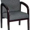 Work Smart Mahogany Finish Wood Visitors Chair [WD383] -Office Chairs Unlimited Shop work smart mahogany finish wood visitors chair wd383 36894888689912
