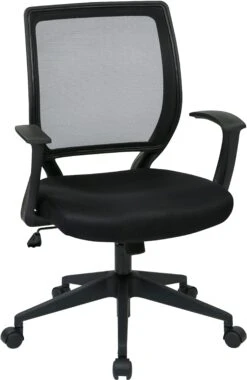 Work Smart Screen Back Office Star Mesh Chair [EM51022N] -Office Chairs Unlimited Shop work smart screen back office star mesh chair em51022n black mesh 3 31692724535447