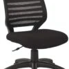 Work Smart™ Screen Back Task Chair Black Fabric Seat [EM22800-F3]
