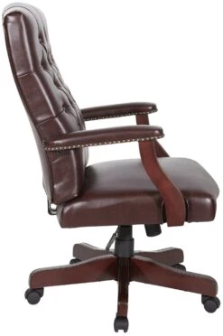 Work Smart Traditional Executive Chair With Padded Arms [TEX232] -Office Chairs Unlimited Shop work smart traditional executive chair with padded arms tex232 37799804731640